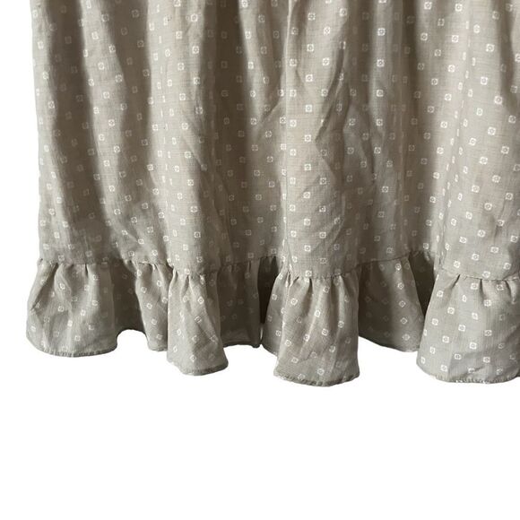Princess Polly Secret Shadow Mini Skirt in Beige with White Polka Dots Size 10 - Picture 4 of 7